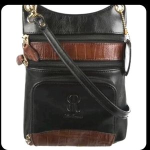 Belle Rose leather crossboy bag